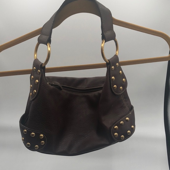 Tommy Hilfiger Handbags - Vintage Tommy Hilfiger Brown Leather Shoulder Bag